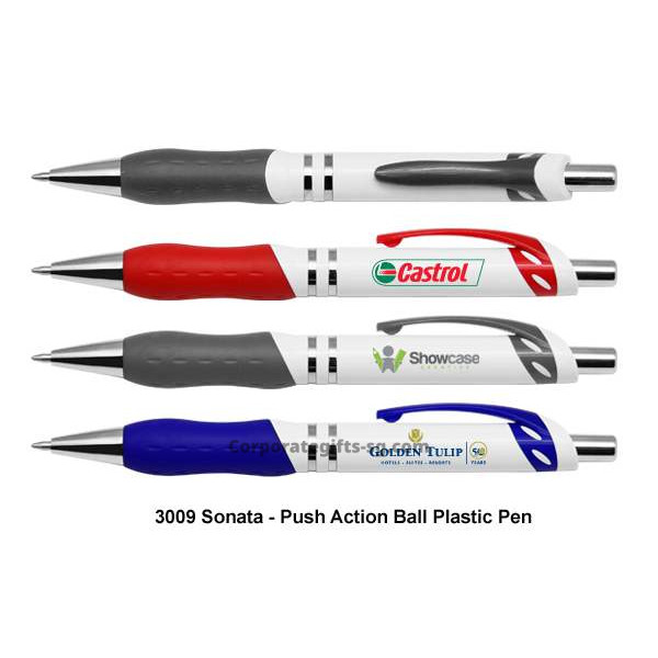 3009 Sonata - Push Action Ball Plastic, Promotional Gifts, Promotional Gift, Singapore